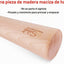 Machadora chucrut madera 12" para tarros Mason