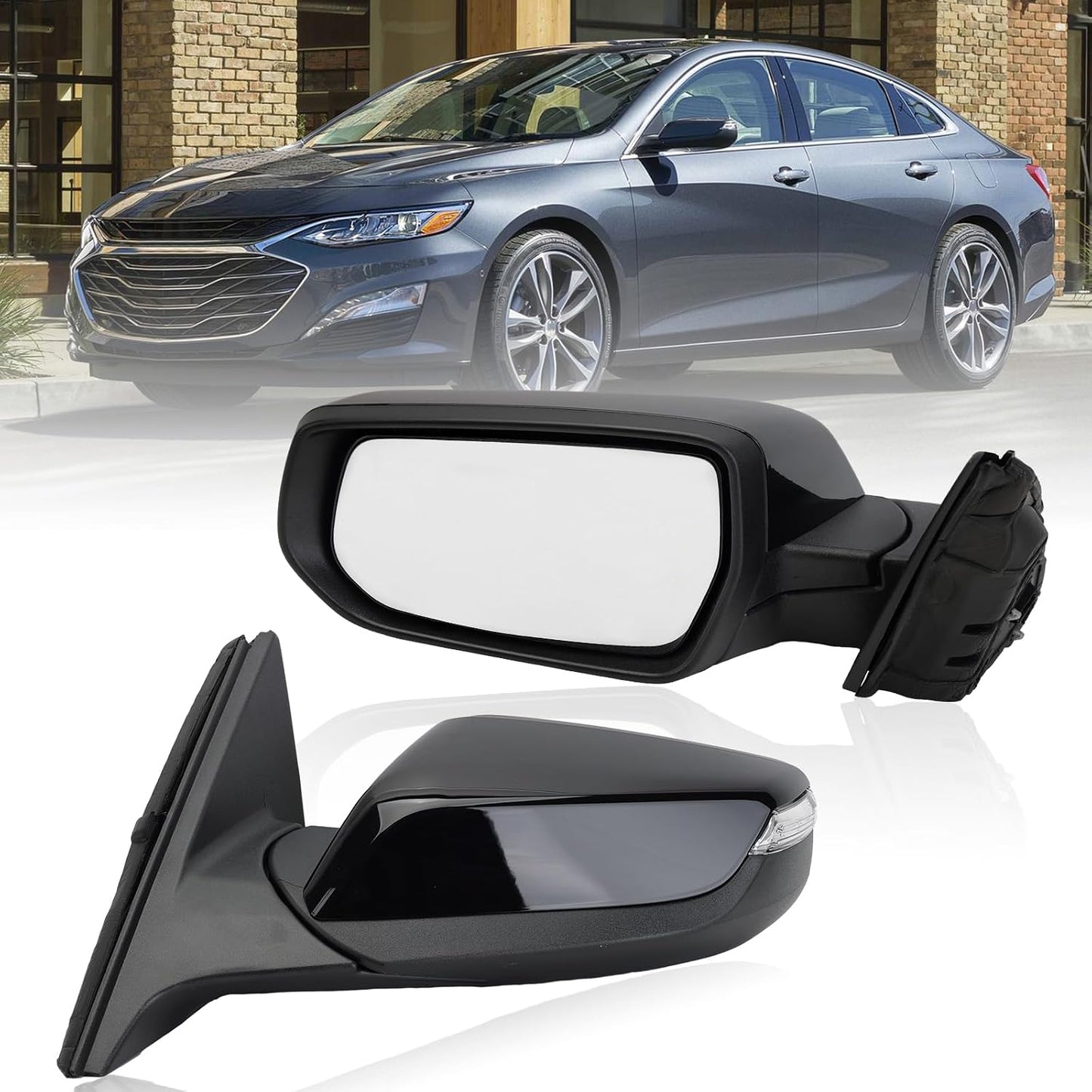 Espejo retrovisor conductor Malibu LT señal giro 7 pines