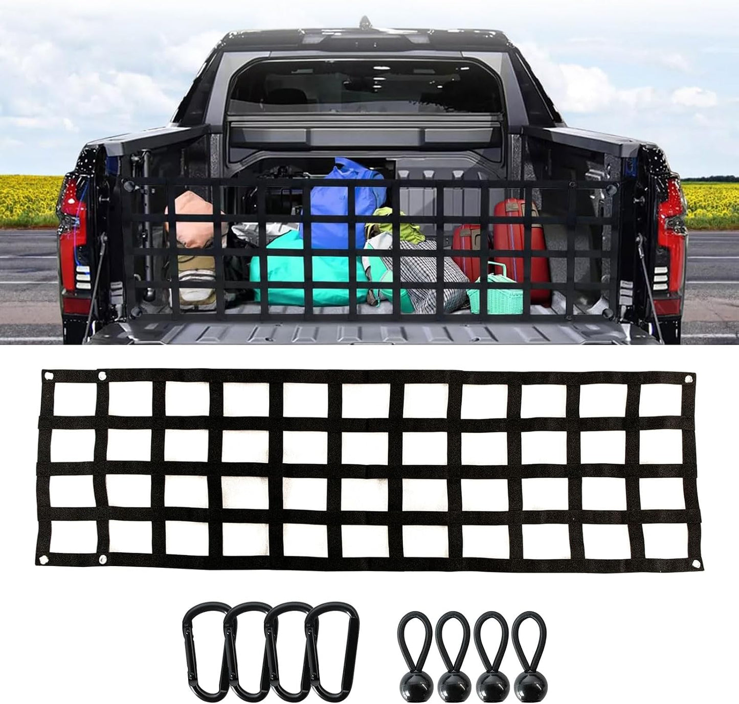 Red puerta trasera 60x18" para camioneta Chevrolet Ford