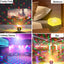 Luces discoteca 7 colores activadas sonido 2uds