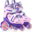 Patines niños 3-8 años ruedas iluminadas equilibrio 3 puntos