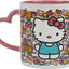 Taza Hello Kitty con mango corazón rosa 16oz