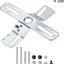 Kit barra luz 4pulg soporte cruz accesorio universal 4pzas