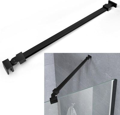 Soporte puerta ducha vidrio 1/4-5/16 pulg acero inox 18pulg