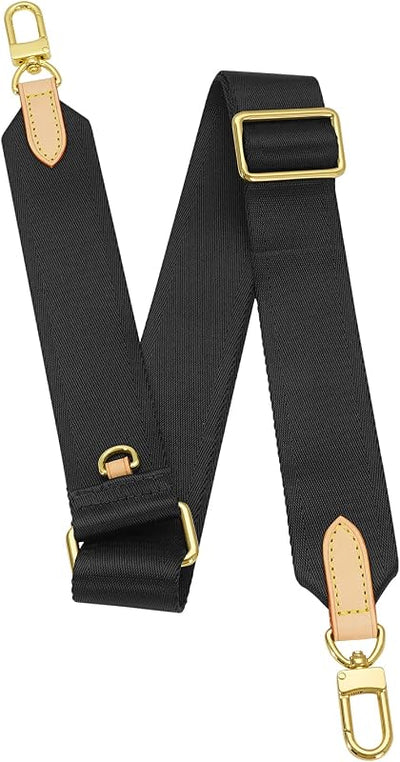 Correa hombro ajustable 42pulg para bolsos cruzados metal negro