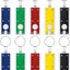 20 Llaveros LED cuadrados 12lum portátiles 5 colores