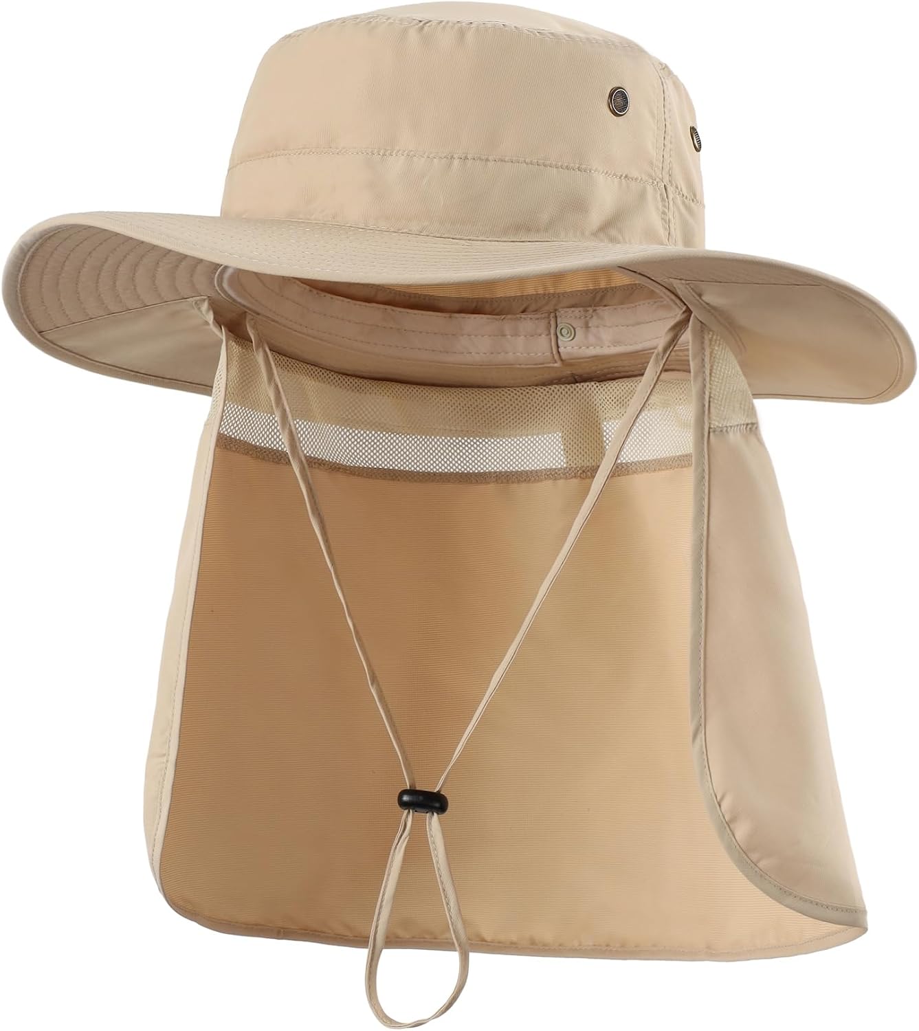 Sombrero sol aire libre UV unisex con solapa cuello