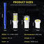 Set 24 bombillas interior 12V para caravana remolque barco blanco