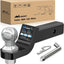Soporte bola enganche remolque 2" clip 5/8" 7500lb