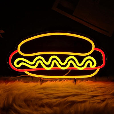 Letrero neón LED para decoración de comida rápida y fiestas