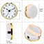 Inserción reloj 3.150 pulg ajuste 2.992 pulg color dorado