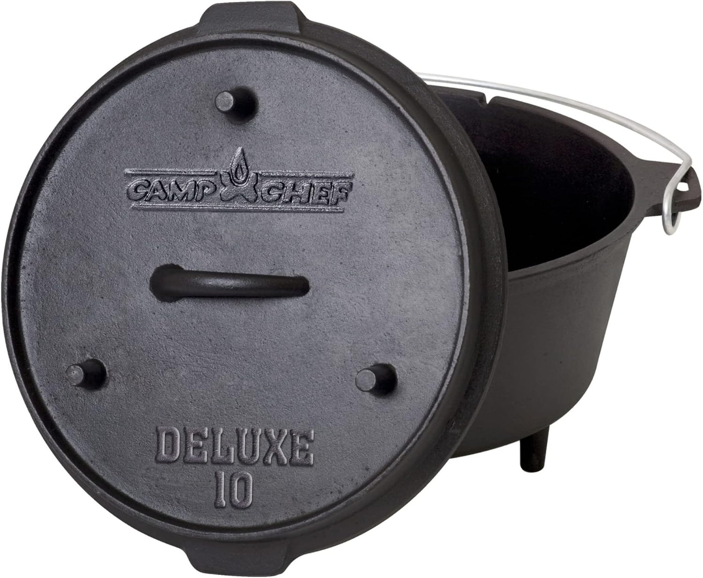 Horno holandés hierro fundido 6qt pre-sazonado con tapa