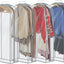 Bolsas ropa transparentes con fuelle 10x50" para armario