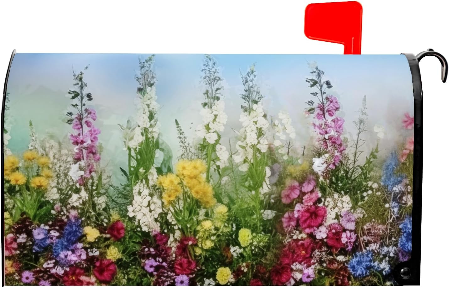 Funda magnética para buzón flores jardín patio 64,7x53,3cm