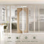 Kit herrajes puerta bolsillo 36x80pulg cierre suave 2 vías