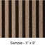Paredes listones madera ceniza 3x9pulg 2uds