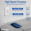 Toma pared USB 24W 15A con puertos C y A 4.8A TR