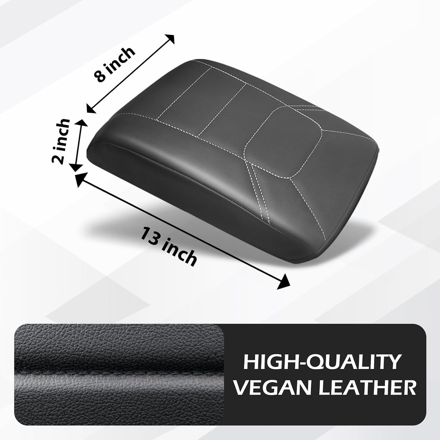 Funda reposabrazos Mazda CX-5 17-25 cuero vegano negro