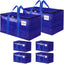 Bolsas almacenamiento dormitorio universitario niña azul