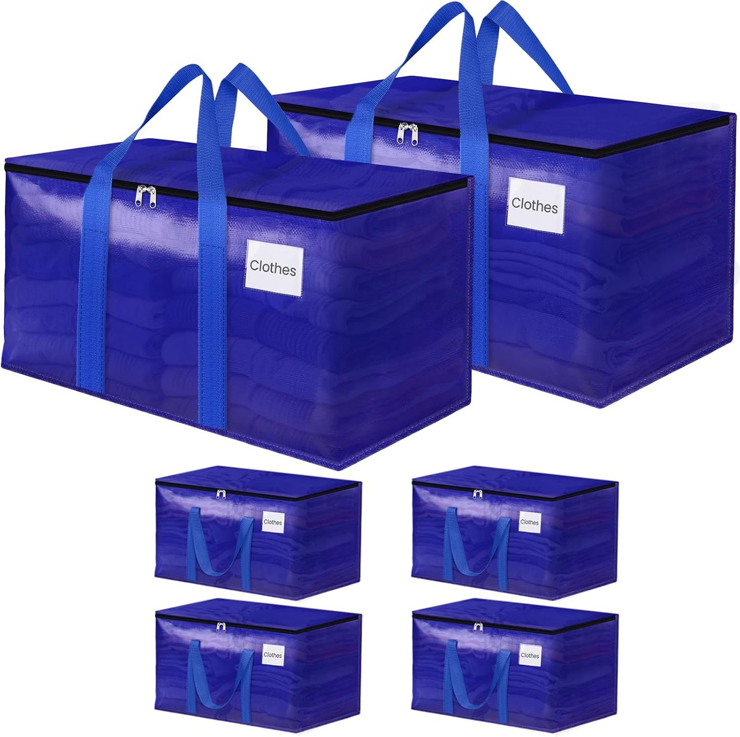 Bolsas almacenamiento dormitorio universitario niña azul