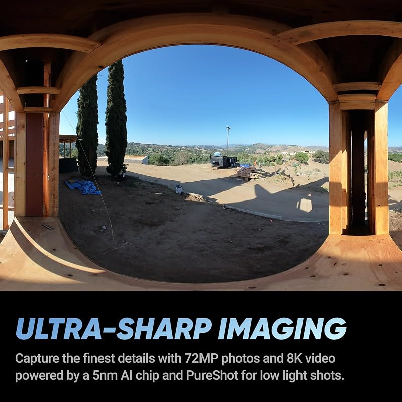 Cámara 360° Insta360 X4 8K30fps 72MP compatibilidad