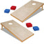 Set Cornhole madera 4x2ft con 8 bolsas frijoles