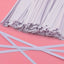 1200 Pzas lazos papel blanco 5pulg para pan y bolsas