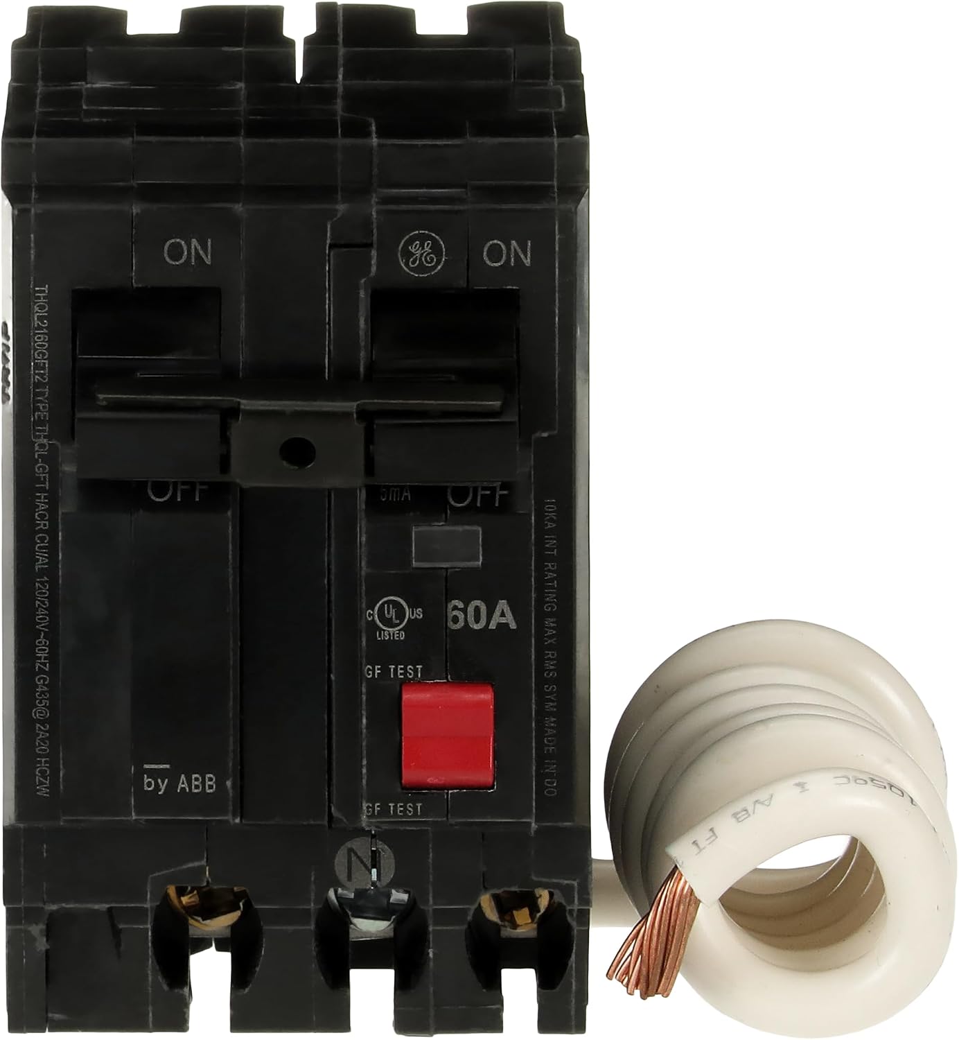 Disyuntor Q-Line 60A doble polo con autocomprobación