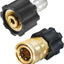 Kit conexión rápida lavadora presión M22 a 3/8" 2 pzas