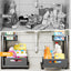 Organiz. fregadero forma L estante 2 niveles 100lbs