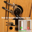 Cerradura seguridad acero inox ajustable puerta viaje