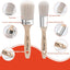 Pinceles tiza redondos para pintura agua 2 y 1.4 pulg
