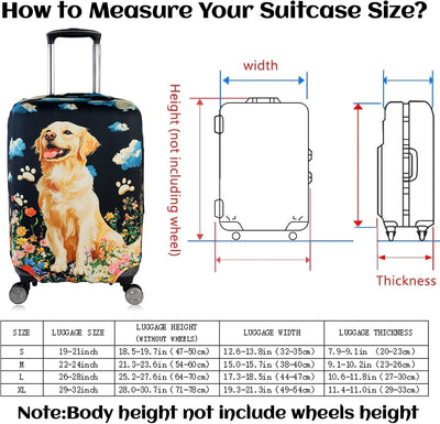 Funda elástica lavable para maleta antiarañazos estilo 2