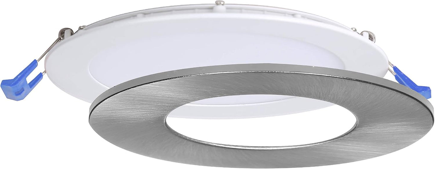 Luces LED empotrables 6pulg regulable 15W 1125lm blanco frío