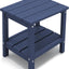 Mesa auxiliar doble Adirondack color azul marino
