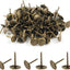 120 Tachuelas Tapicería Bronce Crisantemo 7/16pulg