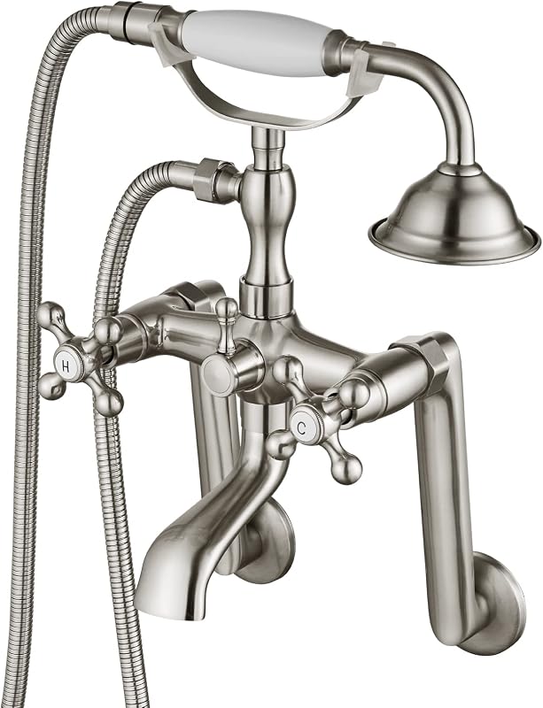 Grifo bañera ducha mano set victoriano brazos ajustables 6"