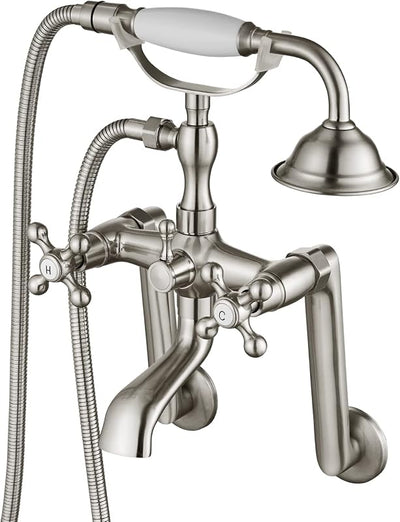 Grifo bañera ducha mano set victoriano brazos ajustables 6"
