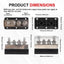 Bloque distribución energía 600A 4x3/8" M10 48V automóvil