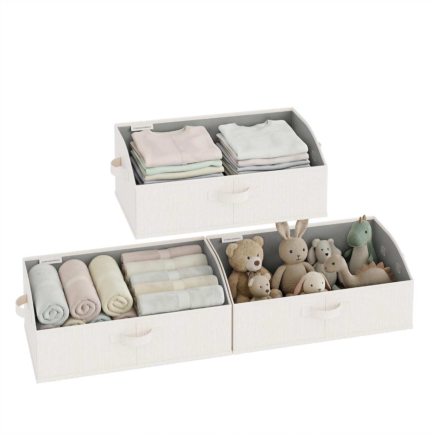 Basurero trapezoidal Jumbo set 3