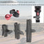 Soporte micrófono CB aluminio bola 1pulg clip cinturón