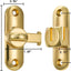 2 Pack Pestillos Dorados Puerta Granero Cerradura 90/180 Grados