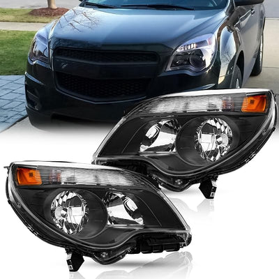 Conjunto faros delanteros Chevy Equinox izq/dcha (negro)