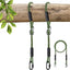 Correas árbol columpio cuerdas ajustables 1.7m color