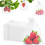 100 Bolsas Red Frutas 4x6pulg Con Cordón Reutilizables