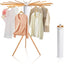 Estante secado ropa plegable 16 brazos color blanco 50lb