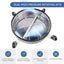 Limpiador hidrolavadora 18pulg 4 ruedas acero inox