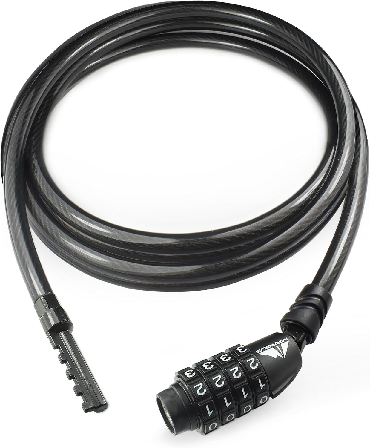 Cable bloqueo bicicleta 3/8pulg 10pies antirrobo
