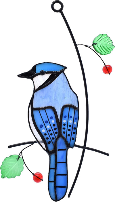 Atrapasoles modernos diseño pájaros azules
