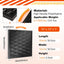 Bloques estabilizadores antideslizantes 12x12pulg para camiones